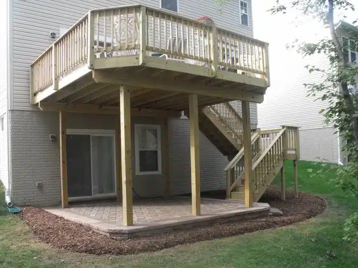 Elevated wood deck contractors in maryland